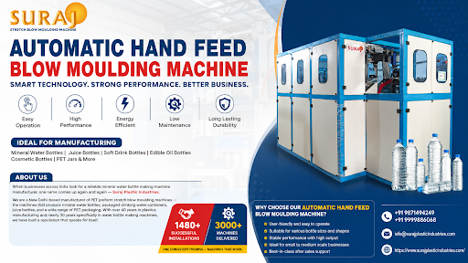 Fully Automatic Stretch Blow Moulding Machine Manufacturer in Delhi